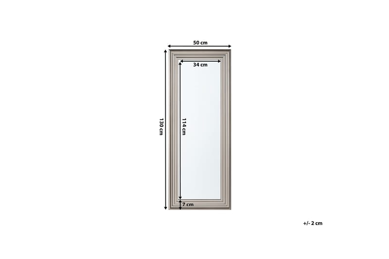 Chatain Spegel 50 cm - Silver - Inredning - Spegel - Väggspegel