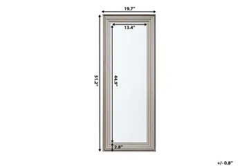 Chatain Spegel 50 cm - Silver - Inredning - Spegel - Väggspegel