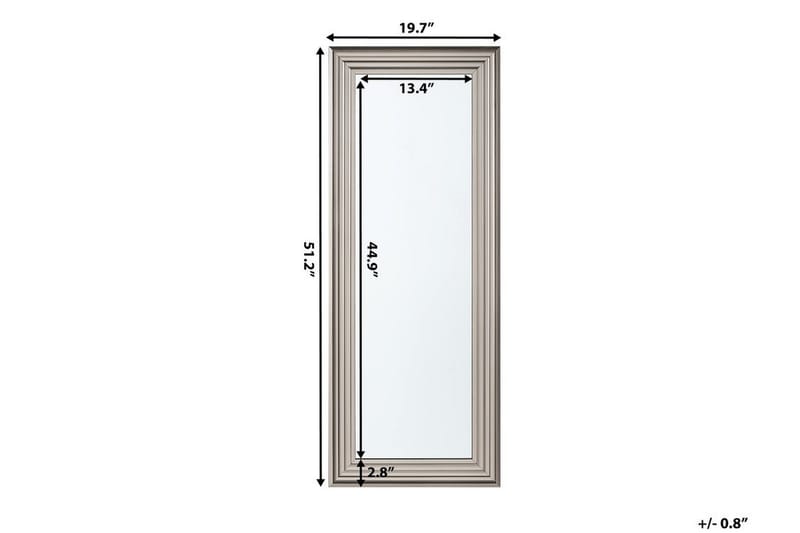 Chatain Spegel 50 cm - Silver - Inredning - Spegel - Väggspegel