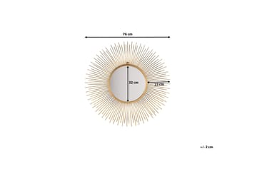 Cilly Spegel 76 cm - Guld - Inredning - Spegel - Väggspegel