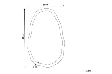 Väggspegel Damoh - Inredning - Spegel - Hallspegel