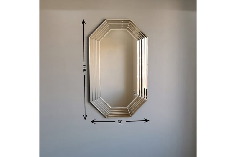 Dekorationsspegel Amogha 60 cm - Brons - Inredning - Spegel - Väggspegel