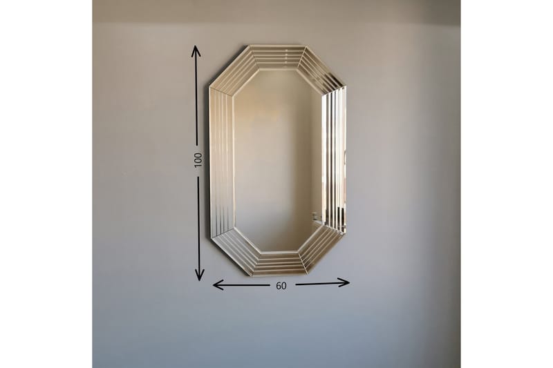 Dekorationsspegel Amogha 60 cm - Brons - Hallspegel - Väggspegel