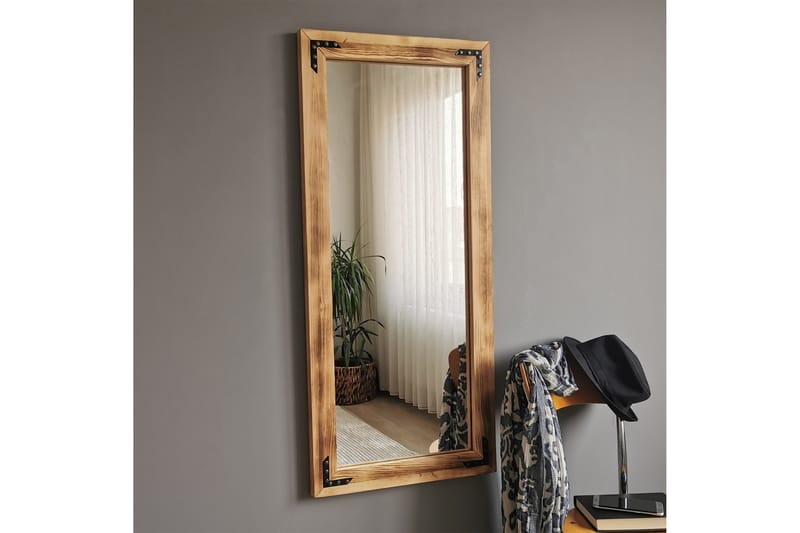 Dekorationsspegel Ashbrittle 50 cm - Valnöt - Inredning - Spegel - Väggspegel