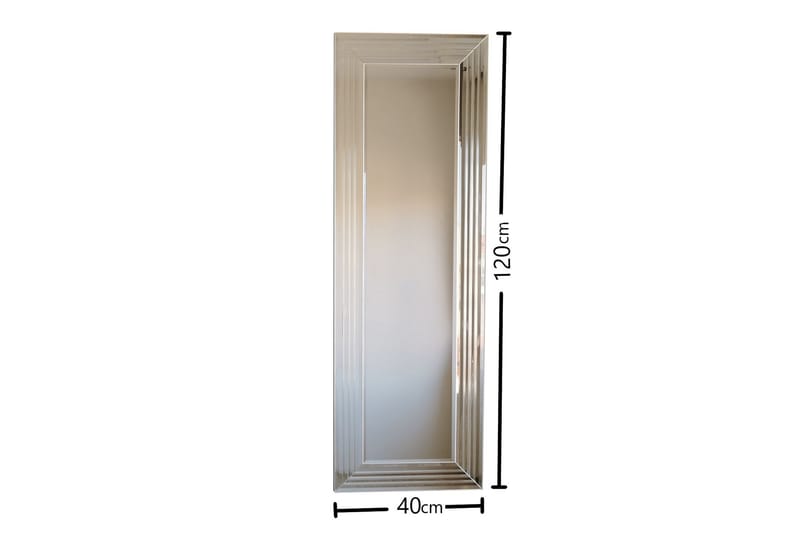 Dekorationsspegel Bandish 40 cm - Silver - Inredning - Spegel - Väggspegel