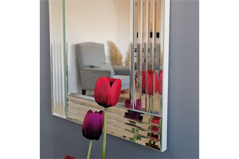 Dekorationsspegel Brinlea 40 cm - Silver - Inredning - Spegel - Väggspegel
