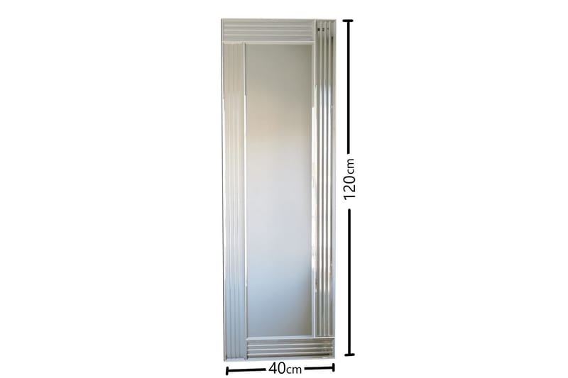 Dekorationsspegel Brinlea 40 cm - Silver - Hallspegel - Väggspegel