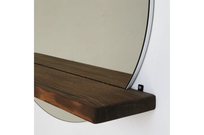 Dekorationsspegel Fechtner 70 cm - Valnöt - Inredning - Spegel - Väggspegel