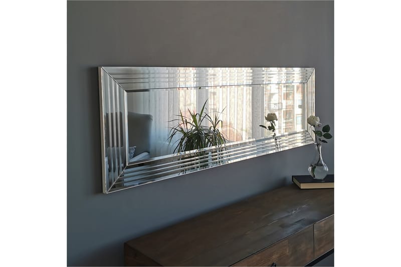 Dekorationsspegel Feser 120 cm - Silver - Hallspegel - Väggspegel