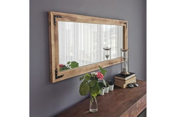 Dekorationsspegel Haddiscoe 110 cm - Valnöt - Inredning - Spegel - Väggspegel
