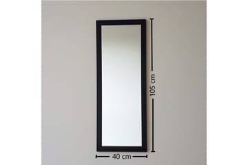 Dekorationsspegel Harsley 40 cm - Svart - Inredning - Spegel - Väggspegel