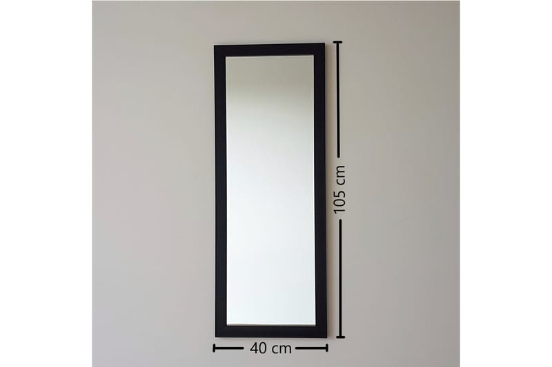 Dekorationsspegel Harsley 40 cm - Svart - Inredning - Spegel - Väggspegel
