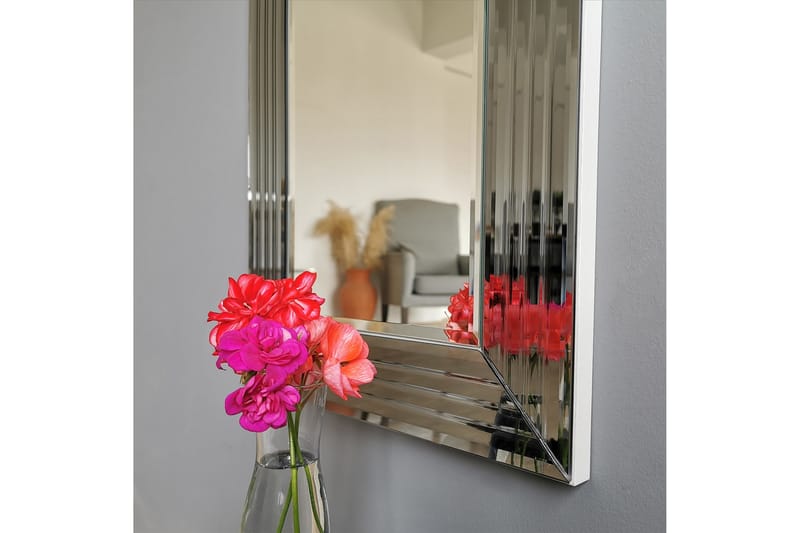 Dekorationsspegel Heanish 40 cm - Silver - Inredning - Spegel - Väggspegel