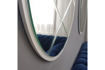 Dekorationsspegel Heronema 60 cm - Silver - Inredning - Spegel - Väggspegel