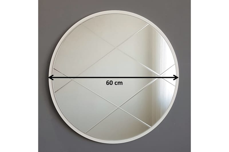 Dekorationsspegel Heronema 60 cm - Silver - Inredning - Spegel - Väggspegel