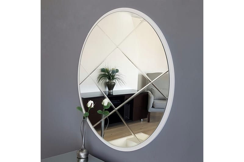 Dekorationsspegel Heronema 60 cm - Silver - Inredning - Spegel - Väggspegel