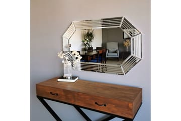 Dekorationsspegel Ikechi 60 cm - Silver - Inredning - Spegel - Väggspegel
