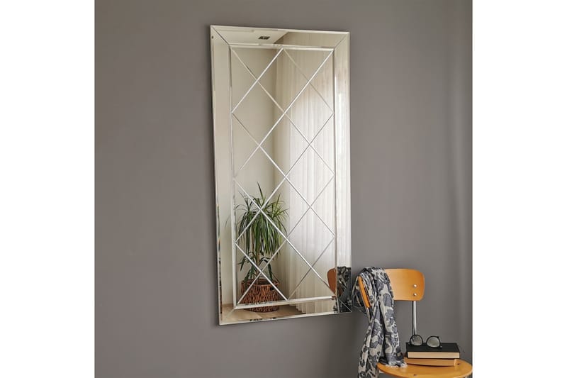Dekorationsspegel Janaisha 130 cm - Silver - Inredning - Spegel - Väggspegel