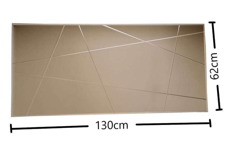 Dekorationsspegel Kumpula 62 cm - Silver - Inredning - Spegel - Väggspegel
