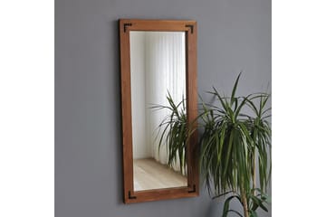 Dekorationsspegel Kurvers 50 cm - Valnöt - Inredning - Spegel - Väggspegel