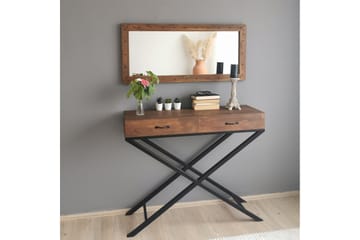 Dekorationsspegel Lint 110 cm - Valnöt - Inredning - Spegel - Väggspegel