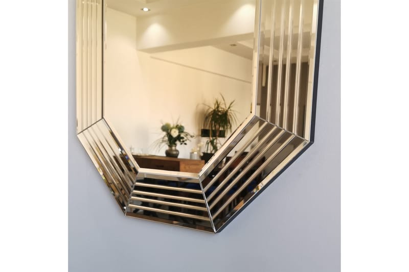 Dekorationsspegel Melholt 100 cm - Brons - Hallspegel - Väggspegel