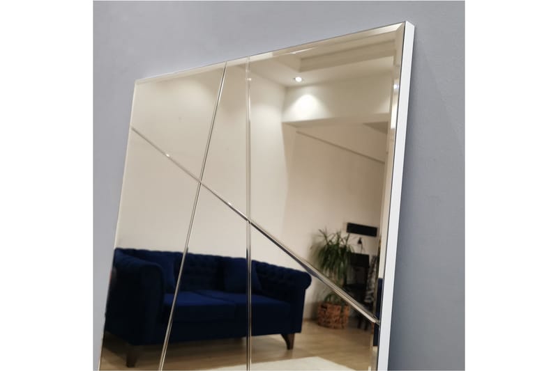 Dekorationsspegel Nately 130 cm - Silver - Hallspegel - Väggspegel