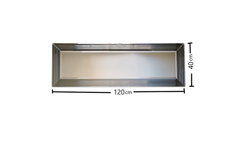 Dekorationsspegel Rasual 120 cm - Silver - Inredning - Spegel - Väggspegel