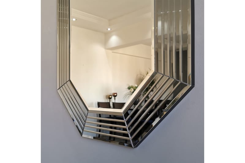 Dekorationsspegel Rhaegar 100 cm - Silver - Hallspegel - Väggspegel