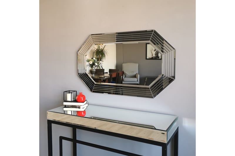 Dekorationsspegel Tasheem 60 cm - Silver - Inredning - Spegel - Väggspegel