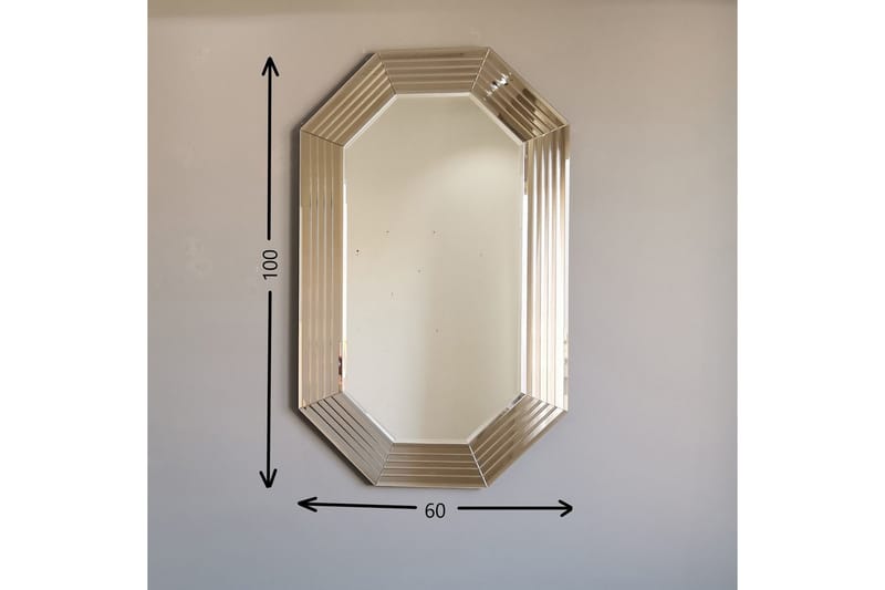 Dekorationsspegel Weckesser 60 cm - Brons - Inredning - Spegel - Väggspegel
