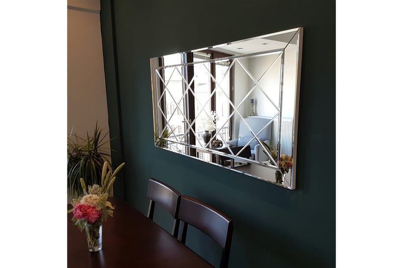 Dekorationsspegel Wuthrich 65 cm - Silver - Inredning - Spegel - Väggspegel