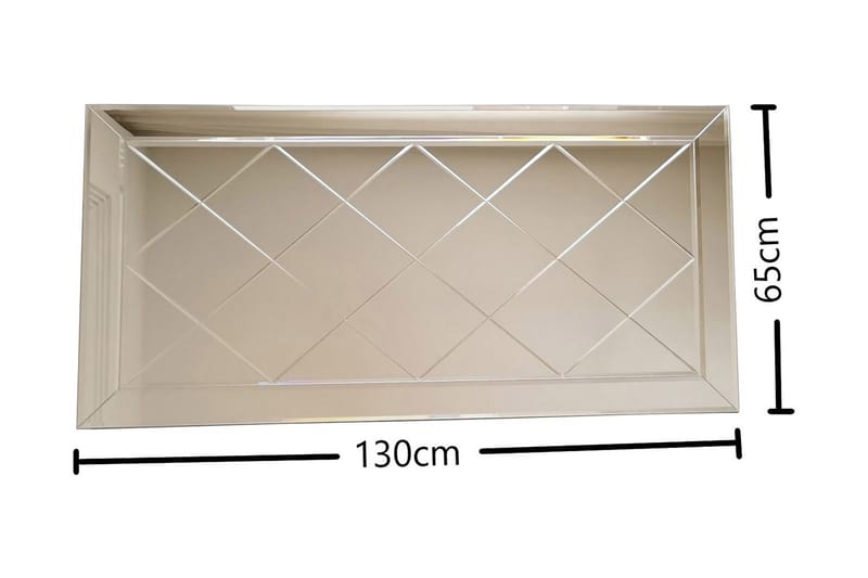 Dekorationsspegel Wuthrich 65 cm - Silver - Inredning - Spegel - Väggspegel