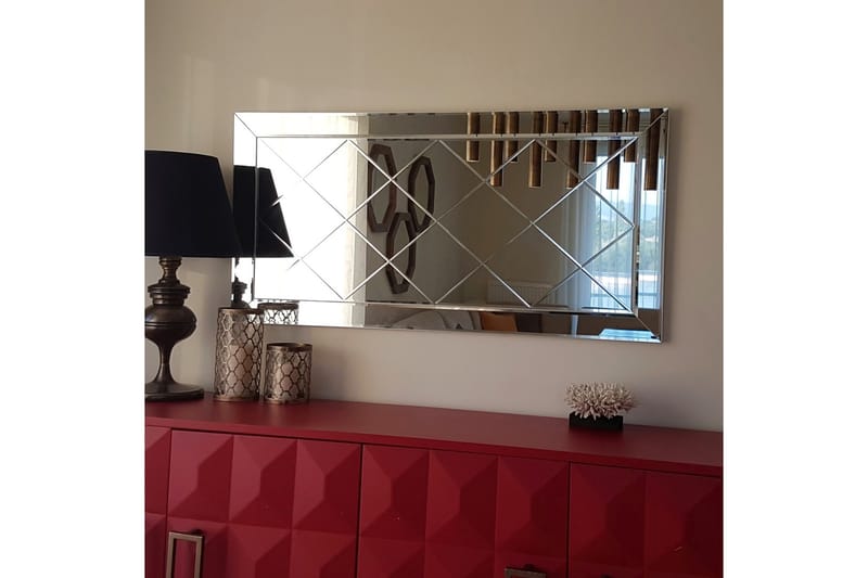 Dekorationsspegel Wuthrich 65 cm - Silver - Inredning - Spegel - Väggspegel