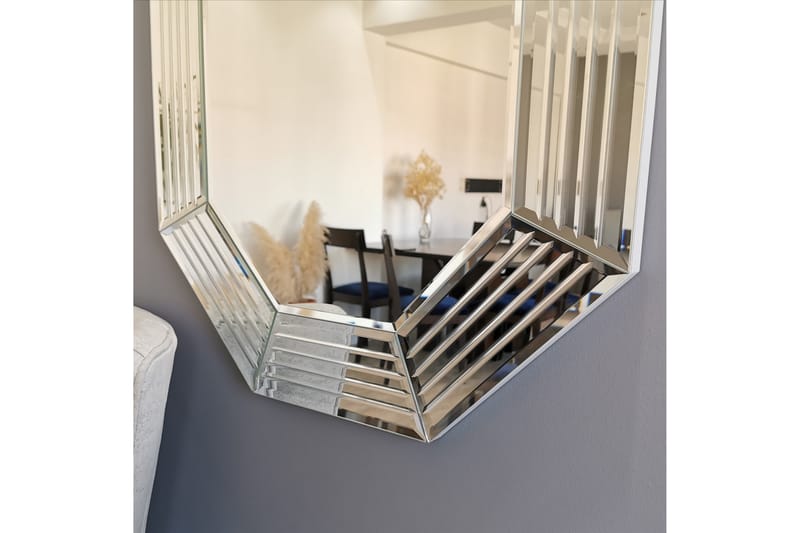 Dekorationsspegel Zerom 100 cm - Silver - Inredning - Spegel - Väggspegel
