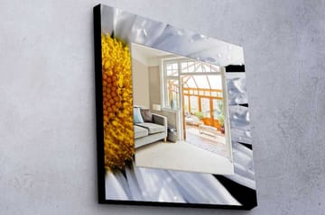 Dekorativ Spegel - Flerfärgad - Inredning - Spegel - Väggspegel