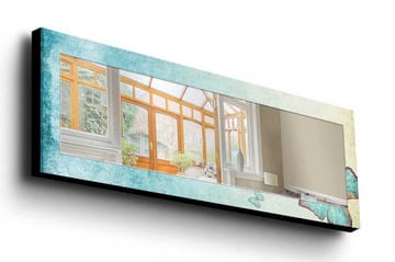 Dekorativ Spegel - Flerfärgad - Inredning - Spegel - Väggspegel