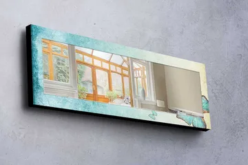 Dekorativ Spegel - Flerfärgad - Inredning - Spegel - Väggspegel