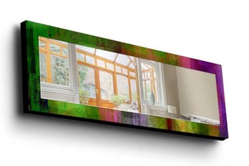 Dekorativ Spegel - Flerfärgad - Inredning - Spegel - Väggspegel