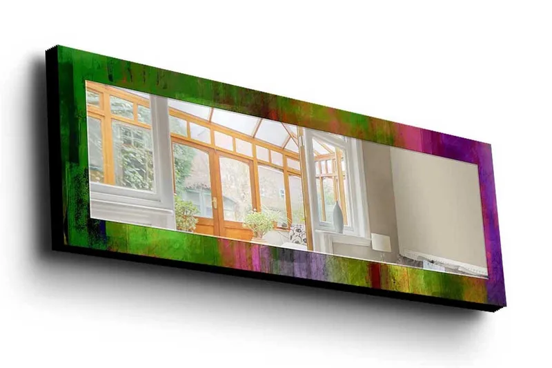 Dekorativ Spegel - Flerfärgad - Inredning - Spegel - Väggspegel