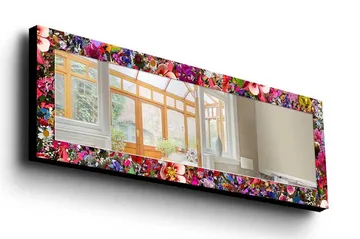 Dekorativ Spegel - Flerfärgad - Inredning - Spegel - Väggspegel