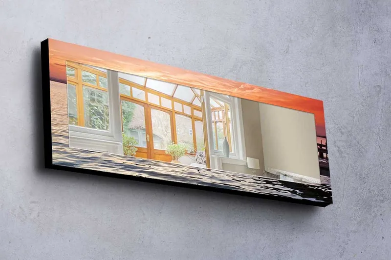 Dekorativ Spegel, Flerfärgad