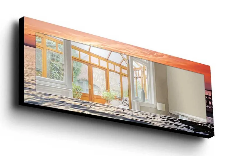 Dekorativ Spegel - Flerfärgad - Inredning - Spegel - Väggspegel