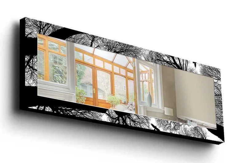 Dekorativ Spegel - Flerfärgad - Inredning - Spegel - Väggspegel