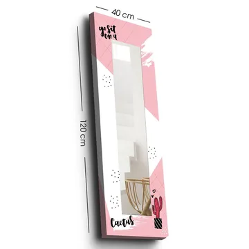 Dekorspegel 40x120 cm - Flerfärgad - Inredning - Spegel - Väggspegel