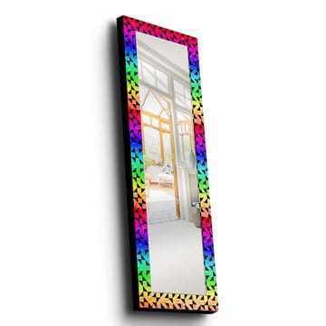 Dekorspegel 40x120 cm - Flerfärgad - Inredning - Spegel - Väggspegel