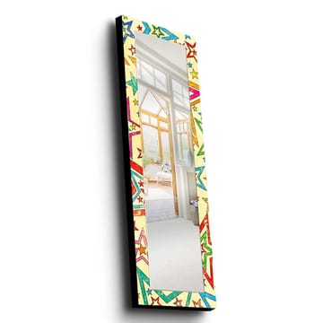 Dekorspegel 40x120 cm - Flerfärgad - Inredning - Spegel - Väggspegel