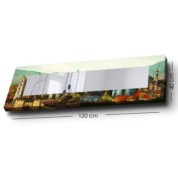 Dekorspegel 40x120 cm - Flerfärgad - Inredning - Spegel - Väggspegel