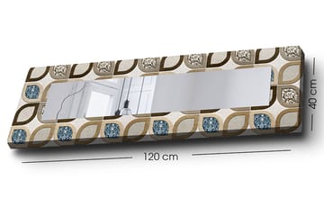 Dekorspegel 40x120 cm - Flerfärgad - Inredning - Spegel - Väggspegel