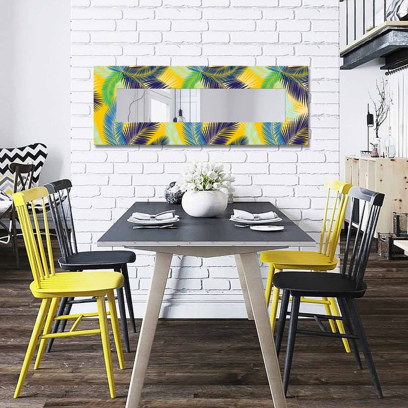 Dekorspegel 40x120 cm - Flerfärgad - Inredning - Spegel - Väggspegel